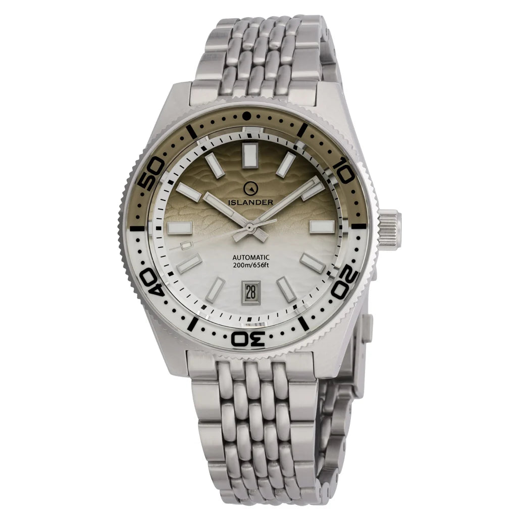 Islander Watch – Northport Khaki to White Ripple Dial #ISL-361