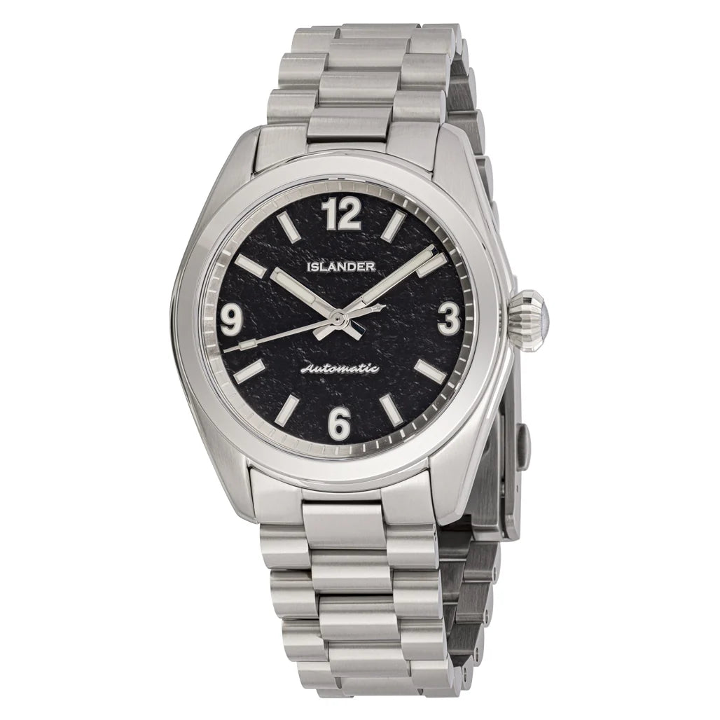 Islander Watch – Brookville Calligraphy Edition Watch with Black Parchment Dial #ISL-368