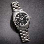 Islander Watch – Brookville Calligraphy Edition Watch with Black Parchment Dial #ISL-368