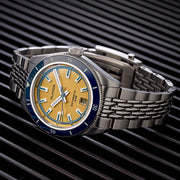 Islander Watch – Port Jefferson Skin Diver Automatic Watch with Champagne Gold Dial #ISL-373