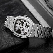Maen – MANHATTAN 37 ULTRA THIN – SNOWFLAKE OBSIDIAN