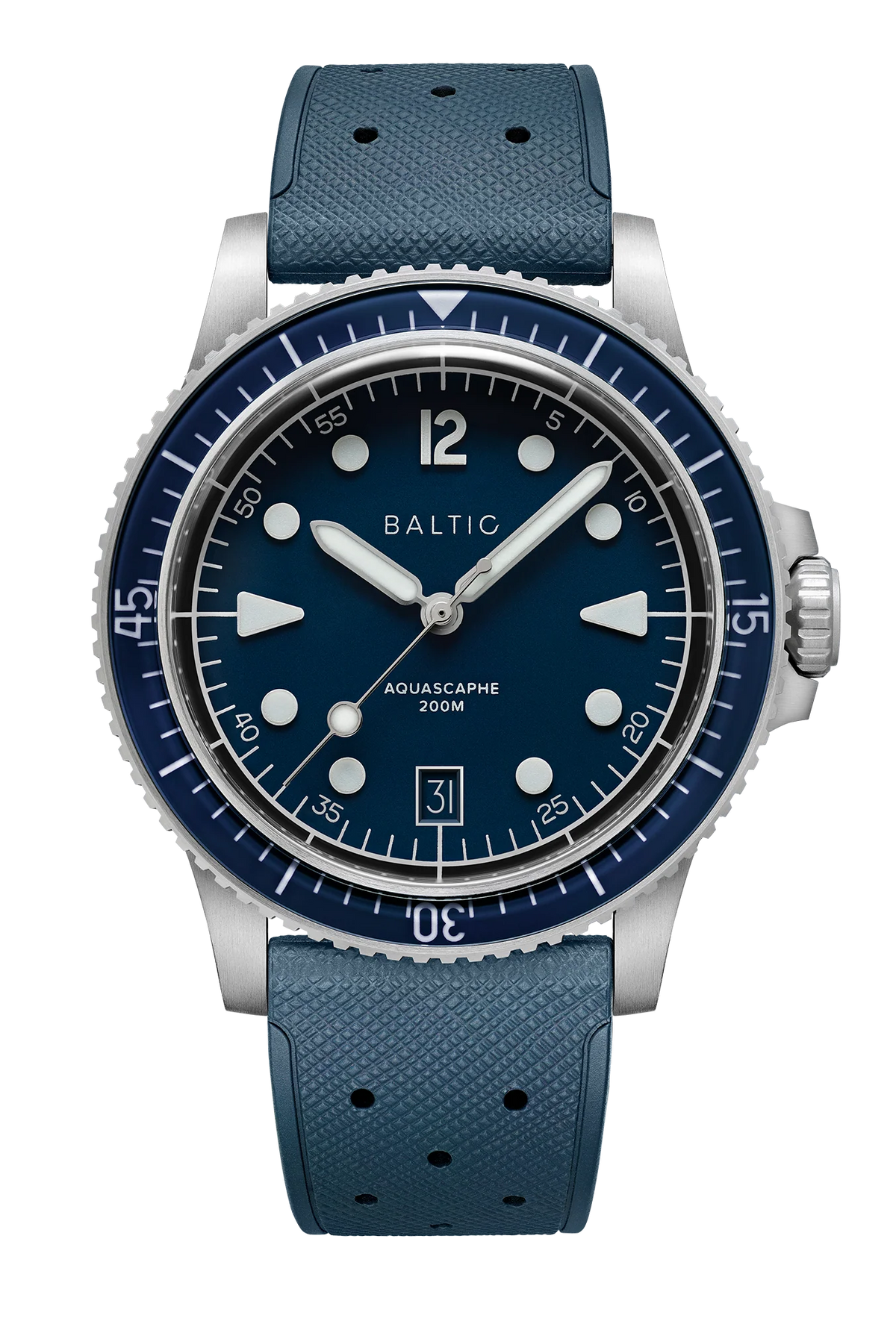 Baltic Aquascaphe Mk2 Blue, 39 mm with DATE