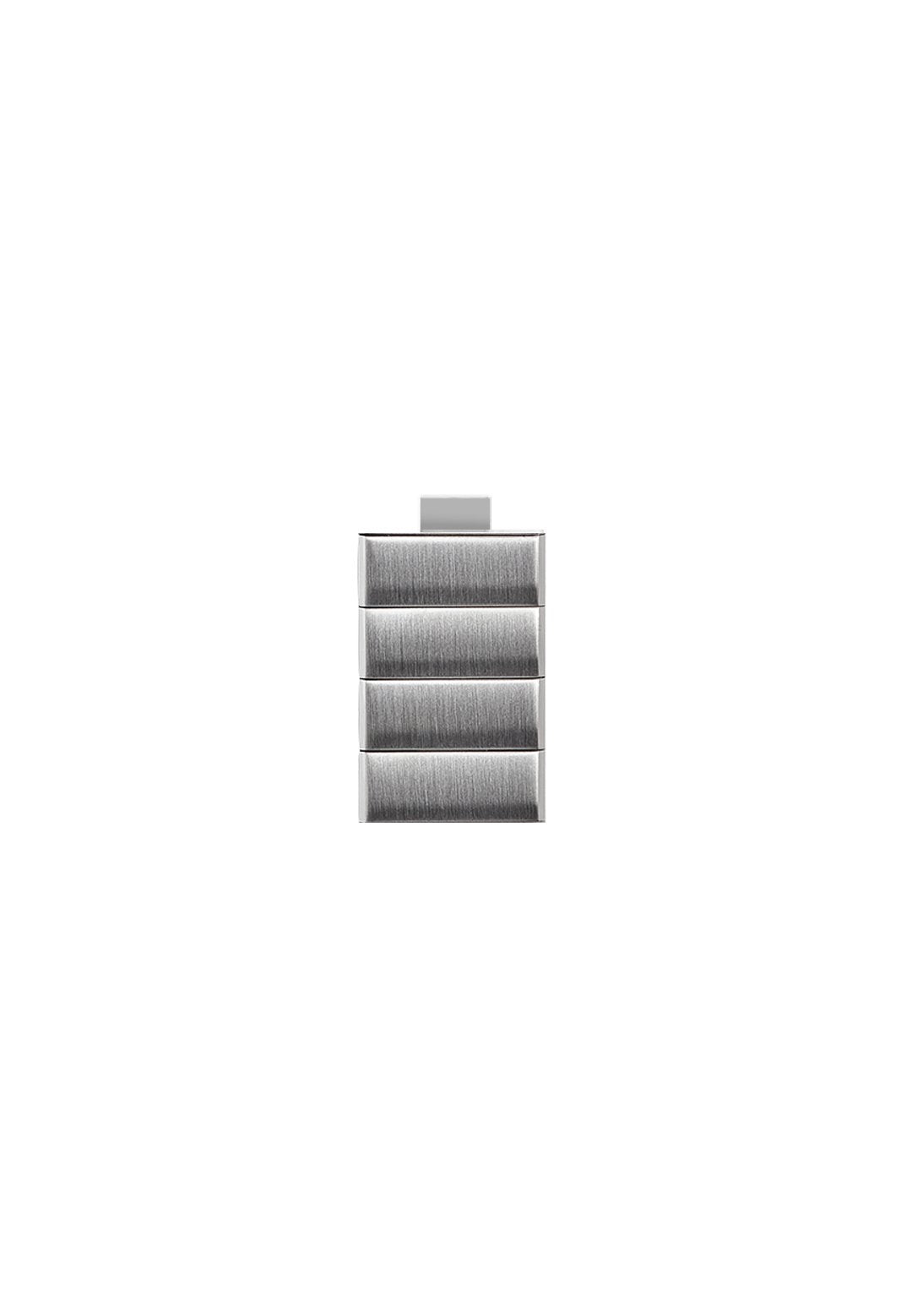 Brew Metric Stainless Steel Metric Bracelet Spare Links SILVER