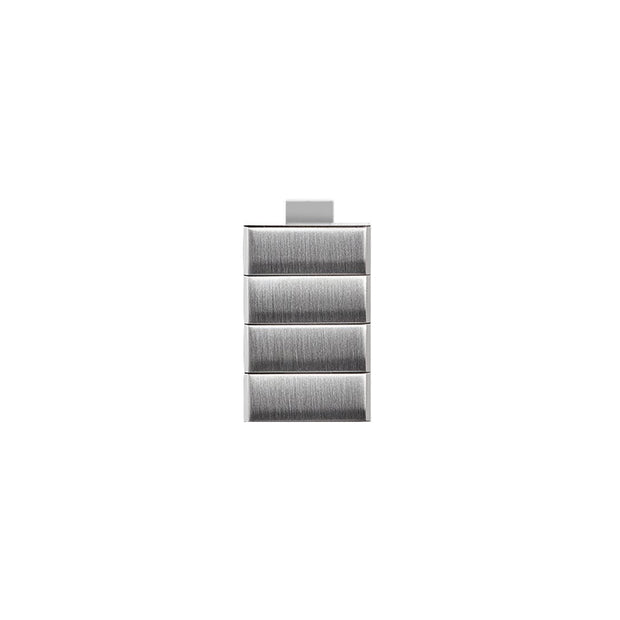 Brew Metric Stainless Steel Metric Bracelet Spare Links SILVER