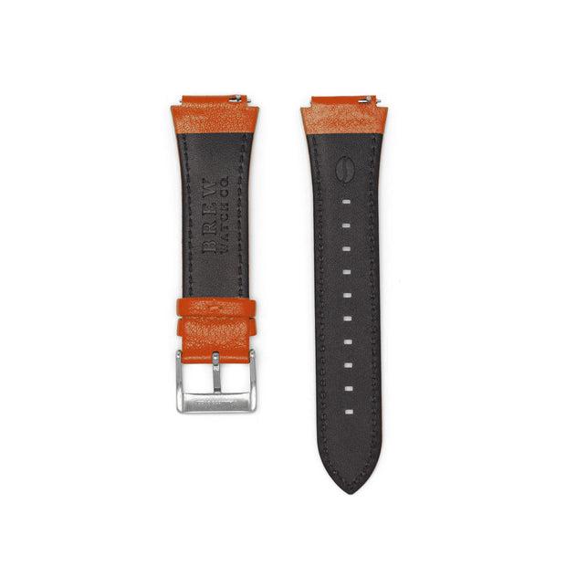 Brew Metric – Orange Leather Strap 19.50 mm