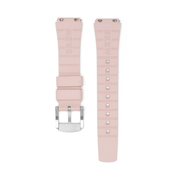 Brew Metric Lite – Rose Rubber Strap 18 mm