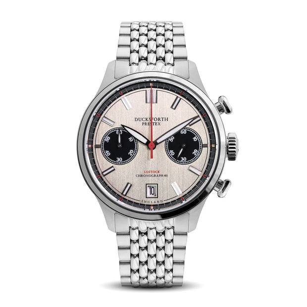 Duckworth Prestex - Lostock Chronograph Silver Panda