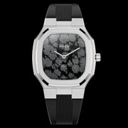 Maen – MANHATTAN 37 ULTRA THIN – SNOWFLAKE OBSIDIAN