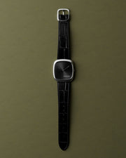 Dennison Watch – Sunray Black Silver Steel