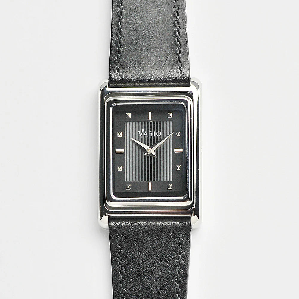 Vario VERSA Reversible Single Time Black Tuxedo Automatic Watch