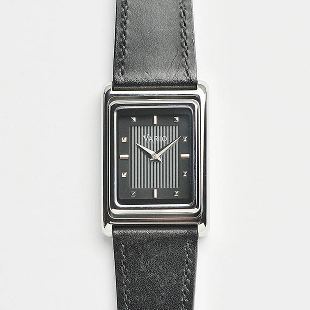Vario VERSA Reversible Single Time Black Tuxedo Automatic Watch