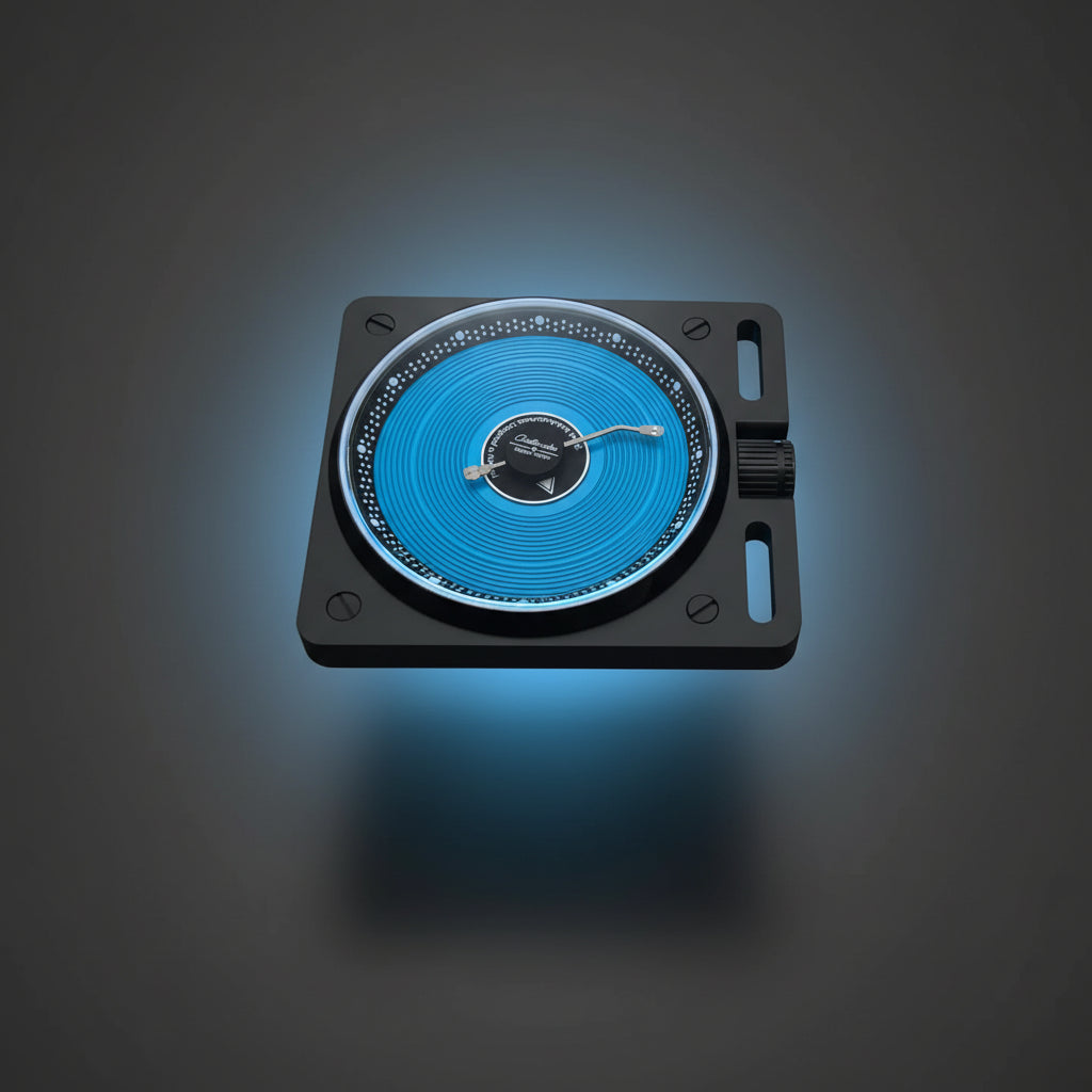 AndoAndoAndo × Rex Darr – Neon Rush Vinyl Record - Electric Blue