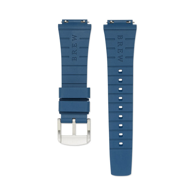Brew Metric – Blue Rubber Strap 20 mm