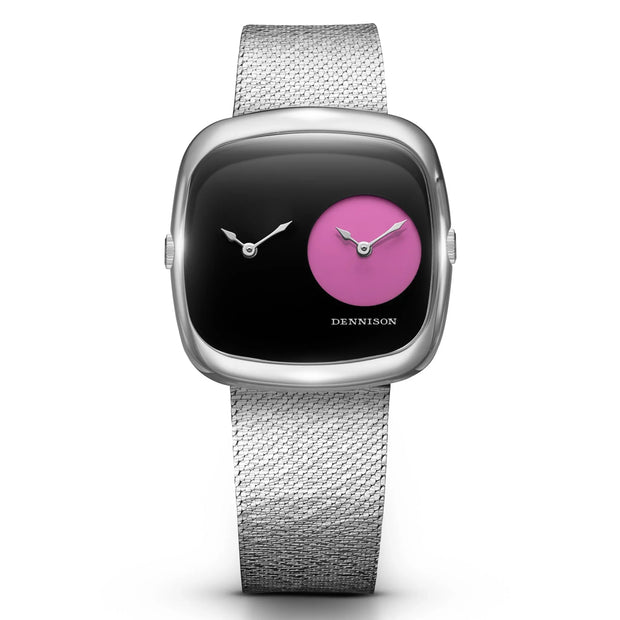 Dennison Watch – Dual Time – Capsule Collection II – Pink Lacquer