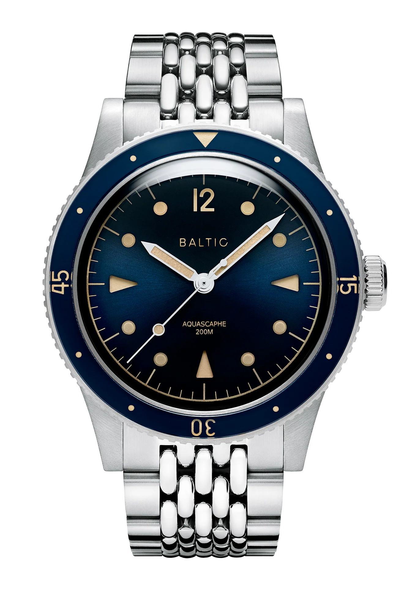 Baltic Aquascaphe Classic Blue Gilt - Beads of Rice