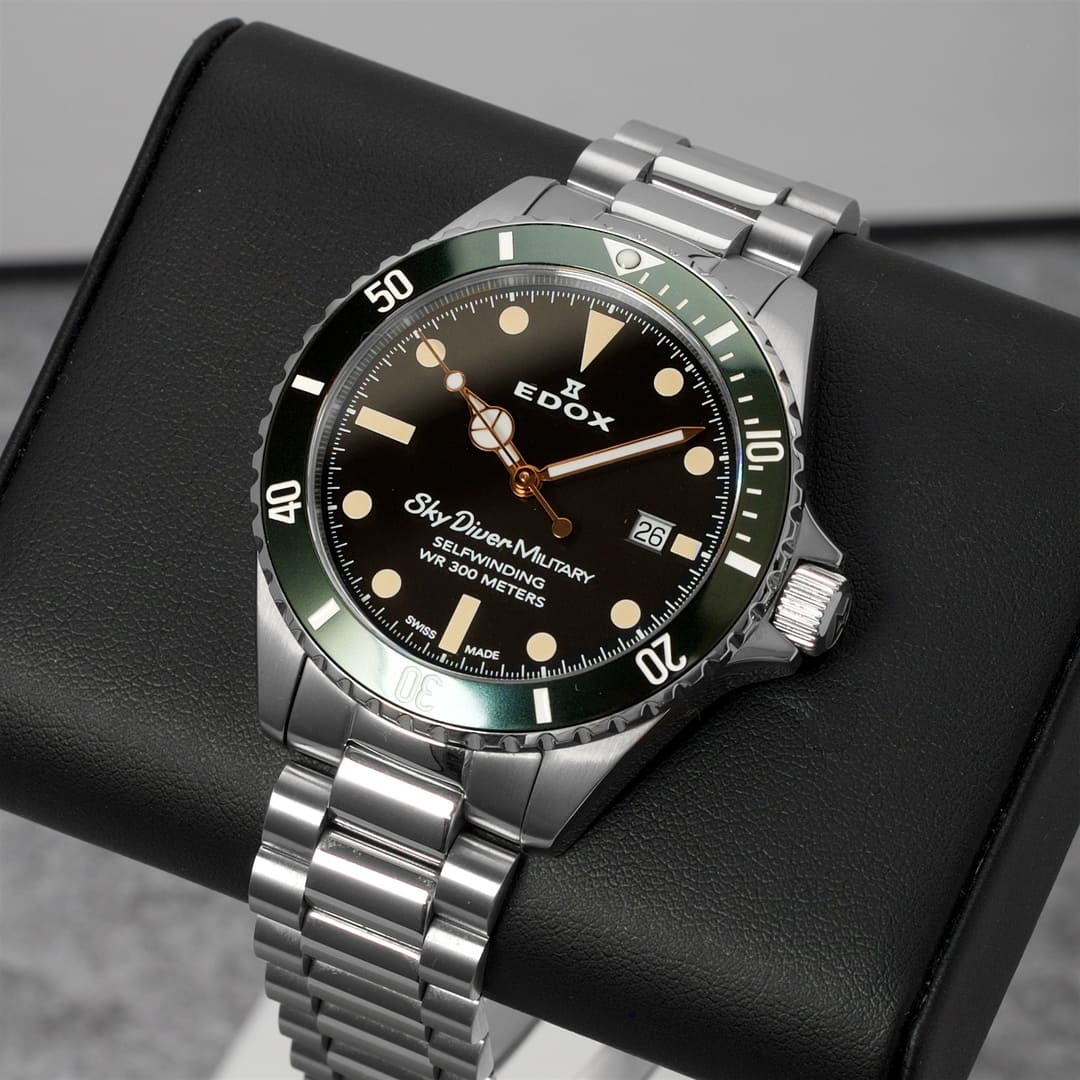 Edox Sky Diver Military – Komise