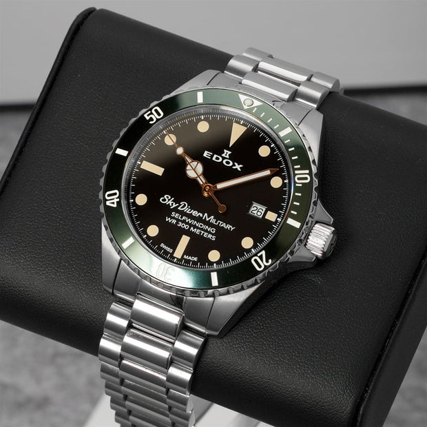 Edox Sky Diver Military – Komise