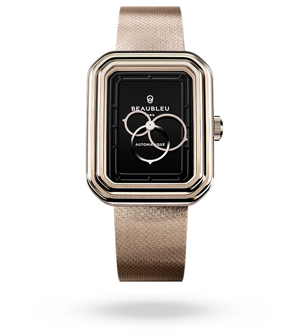 Beaubleu Ecce Figura Onyx – Steel Bracelet