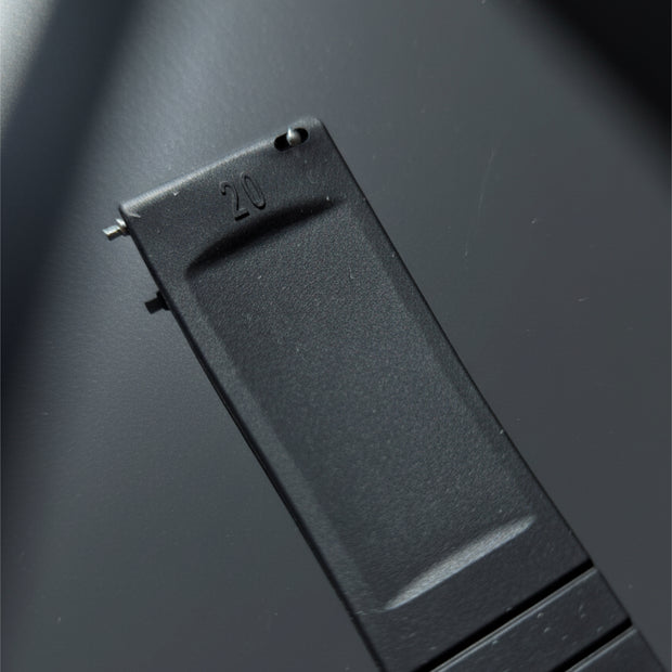 Makoto FKM Strap s pružinovou sponou, Černý, 20 mm