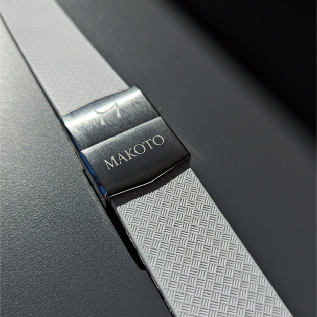 Makoto FKM Strap s pružinovou sponou, Bílý, 20 mm