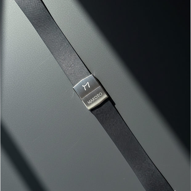 Makoto FKM Strap s pružinovou sponou, Černý, 20 mm