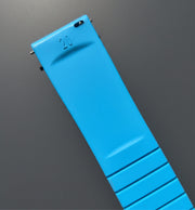 Makoto FKM Strap with Spring Clasp, Light Blue, 20 mm