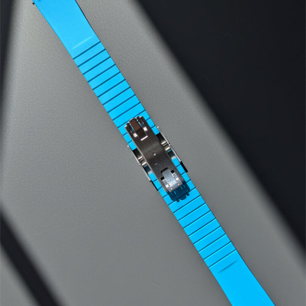 Makoto FKM Strap s pružinovou sponou, Světle modrý, 20 mm