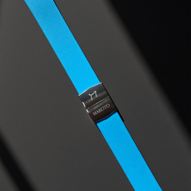 Makoto FKM Strap s pružinovou sponou, Světle modrý, 20 mm