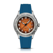 Duckworth Prestex - Broadgate GMT Automatic - Orange -  Blue FKM