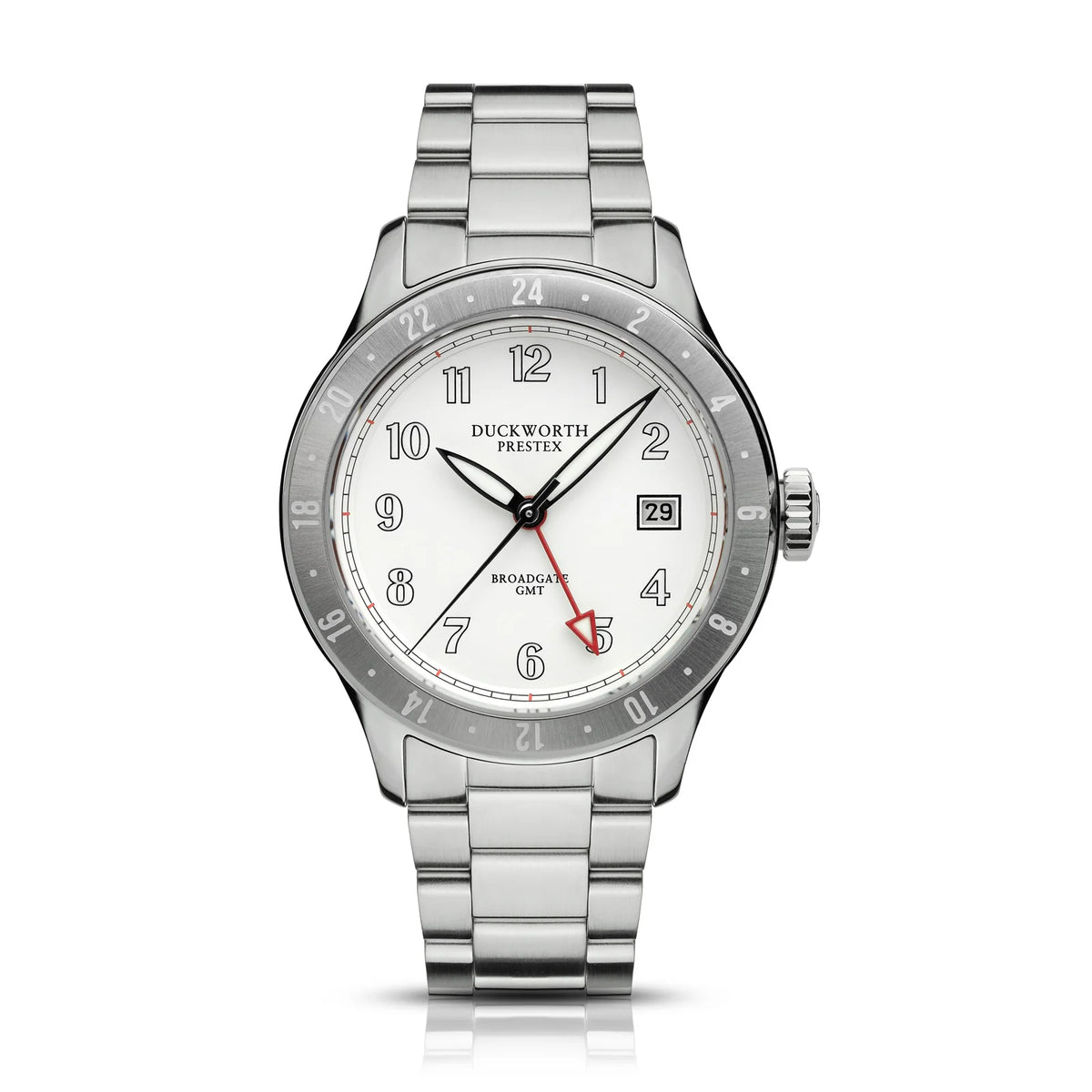 Duckworth Prestex - Broadgate GMT Automatic - Steel Bracelet