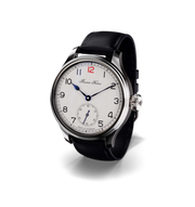 Buser Freres Marine 38 mm Arabic White