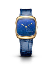 Dennison Watch – Natural Stone Lapis Lazuli In Gold