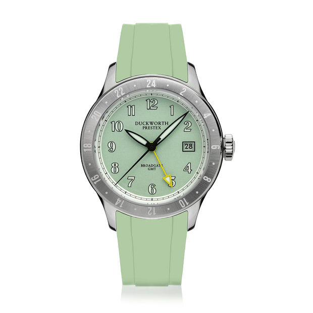 Duckworth Prestex - Broadgate GMT Automatic - Green - Green FKM