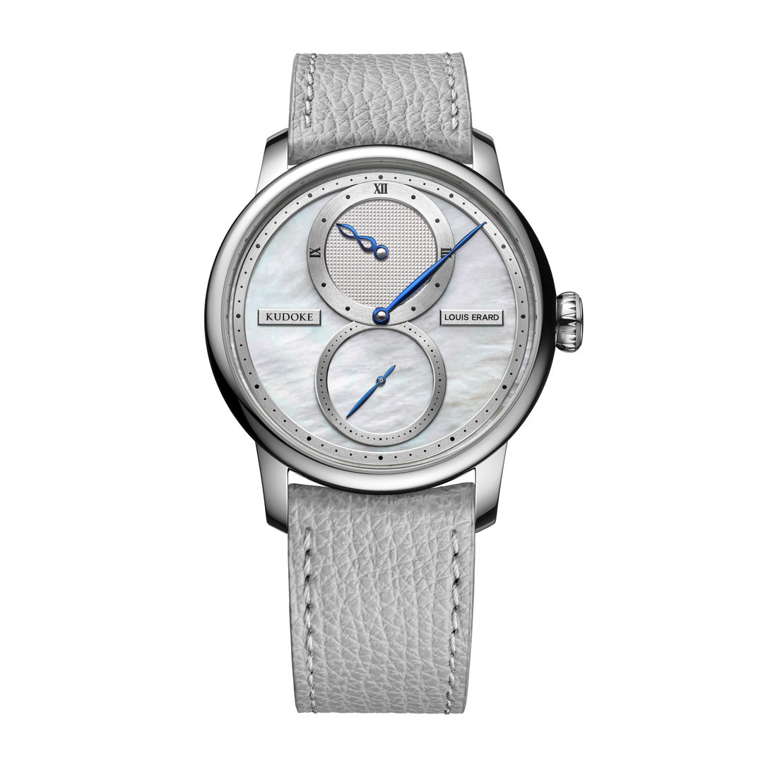 Le Régulateur Louis Erard x Kudoke White Mother of Pearl Ref. 85237AA44.BVA179