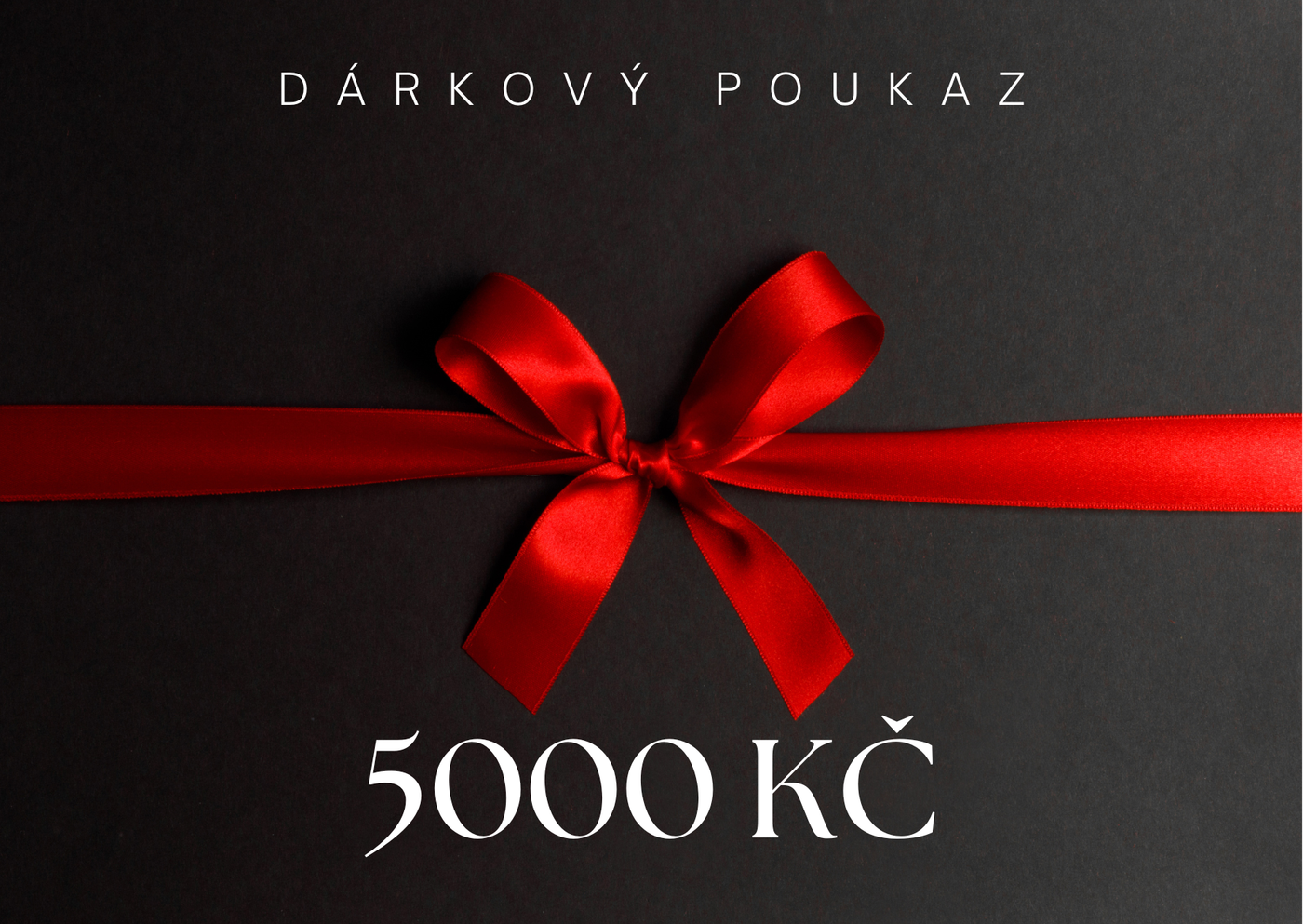 Dárkový poukaz 5000,- Kč