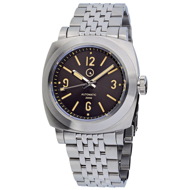 Islander Watch – Islander Black Sandwich Dial Automatic Dive Watch with AR Sapphire Crystal, and Pilot Bezel #ISL-80