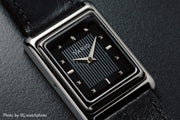 Vario VERSA Reversible Single Time Black Tuxedo Automatic Watch