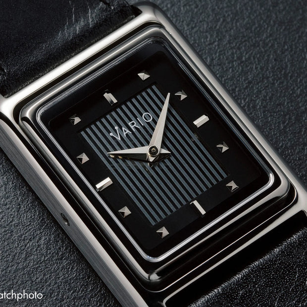 Vario VERSA Reversible Single Time Black Tuxedo Automatic Watch
