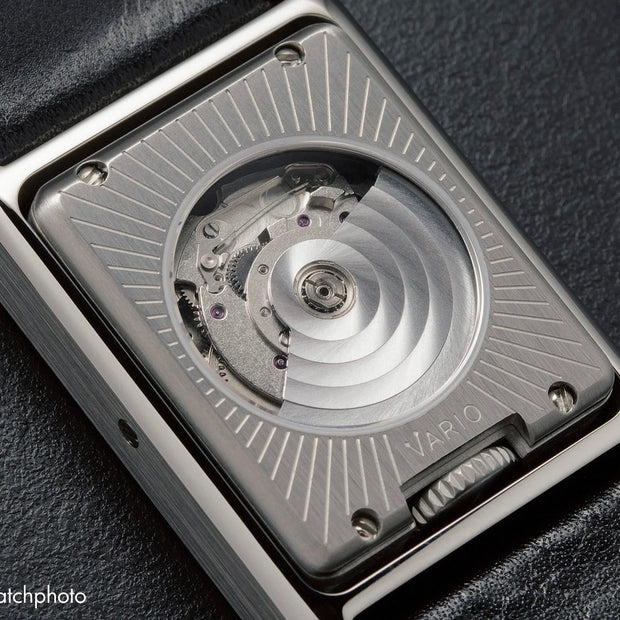 Vario VERSA Reversible Single Time White Tuxedo Automatic Watch